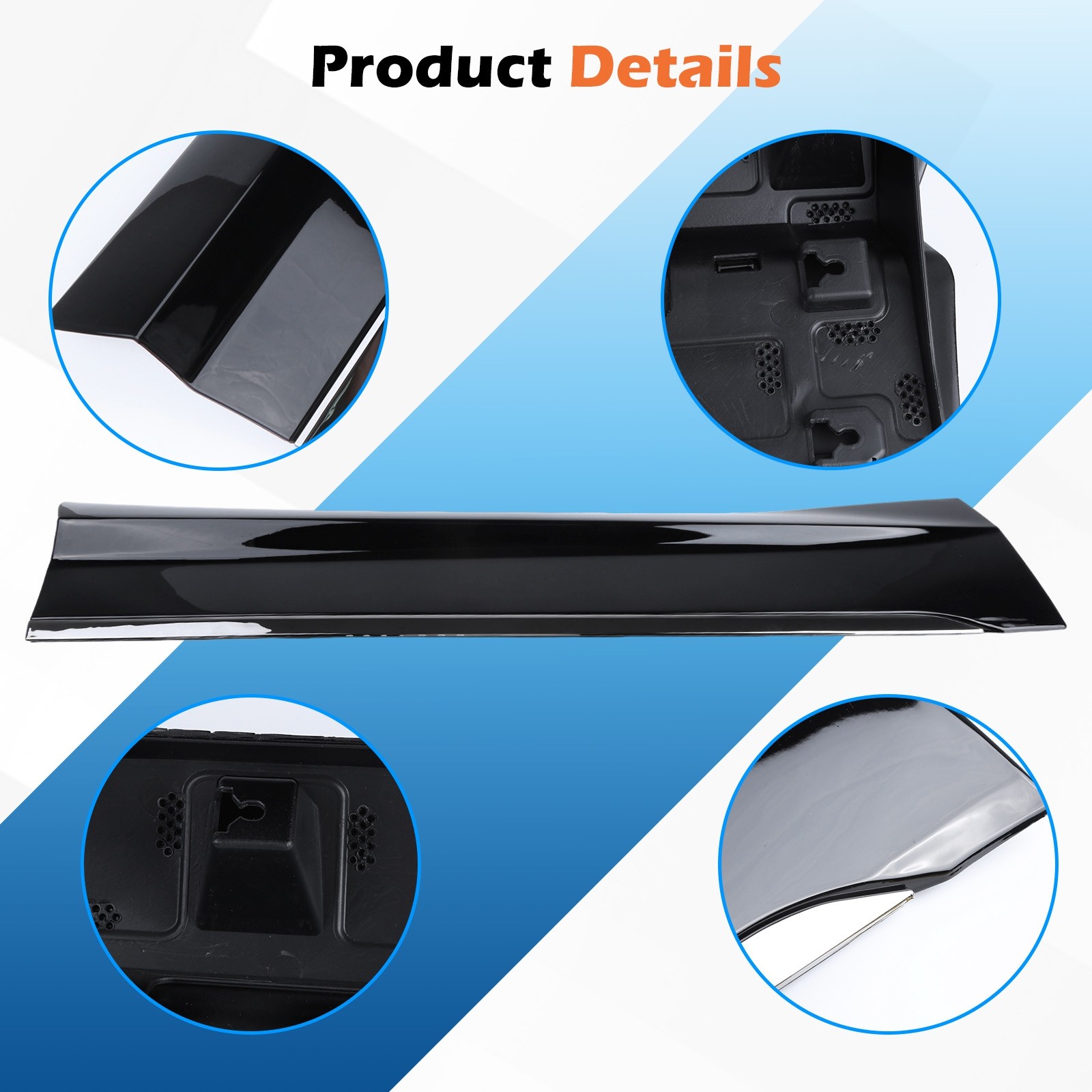 FOR 2019-2026 CHEVY BLAZER RS MODEL BLACK NEW FRONT LEFT SIDE DOOR MOLDING TRIM