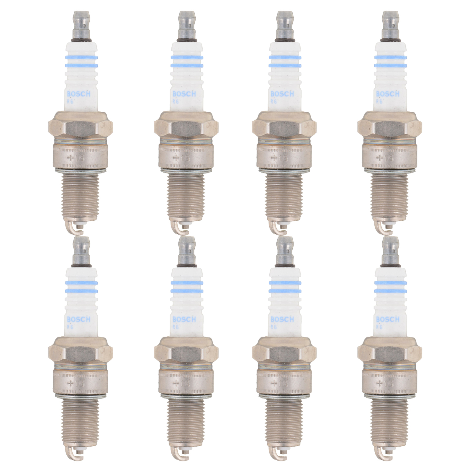 Set of 8 Spark Plugs Bosch Super Plus 7911 For Mercedes R107 560SL 380SLC 450SL