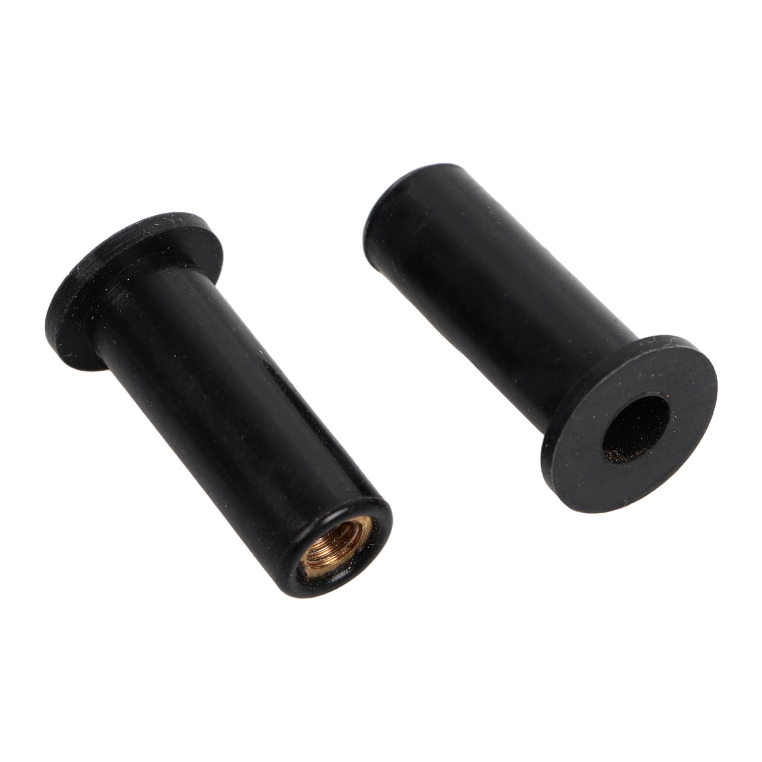 Black Rubber Copper Windshield Fairing Well Nuts For Harley Road Glide 1998-2023