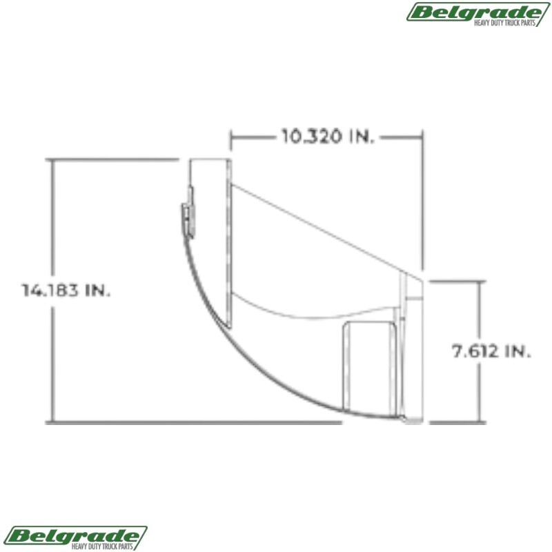 Aftermarket Replacement Corner Cap Curbside – Replaces Supreme 001015 116385