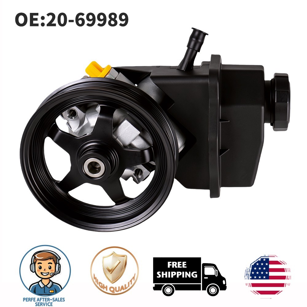 Power Steering Pump w/ Pulley Fits 2006-2011 Chevrolet Impala 3.5L 3.9L 20-69989