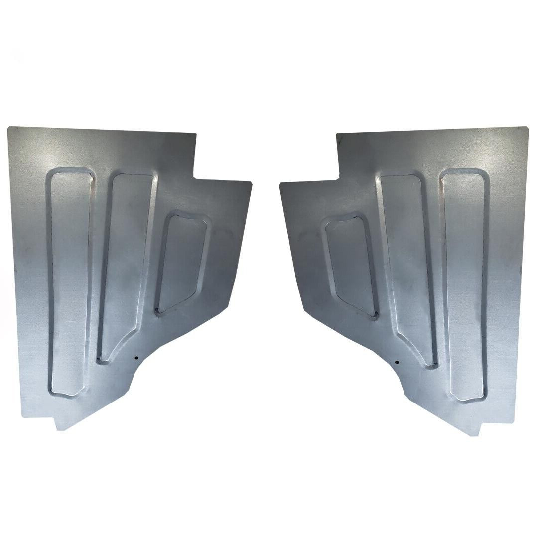 Custom Steel Kick Panels with Beadroll Design Fits 1953-1955 Ford Pickup Truck