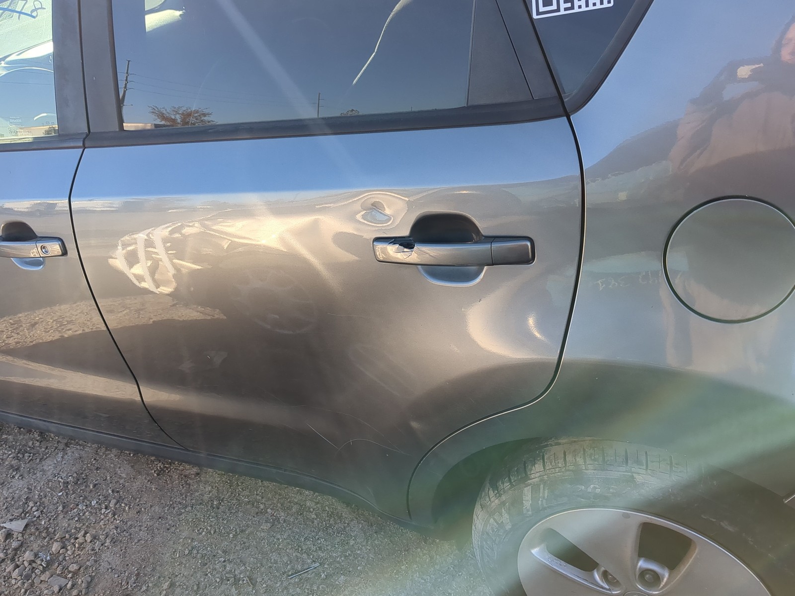 2014-2019 Kia Soul Driver Rear Door Oem XXQ5H