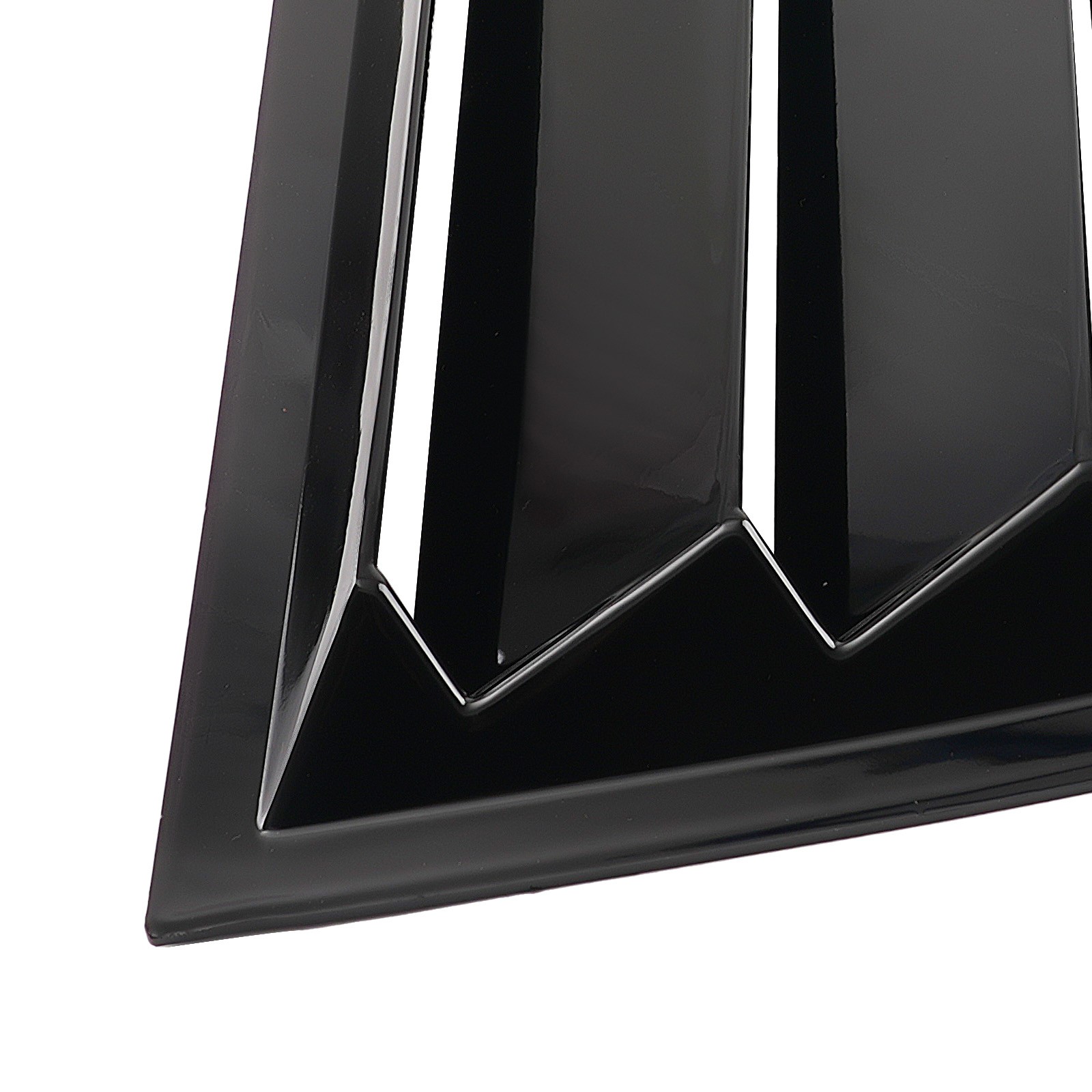 Side Window Louvers for Dodge Challenger 08-22 Gloss Black ABS Weather Proof
