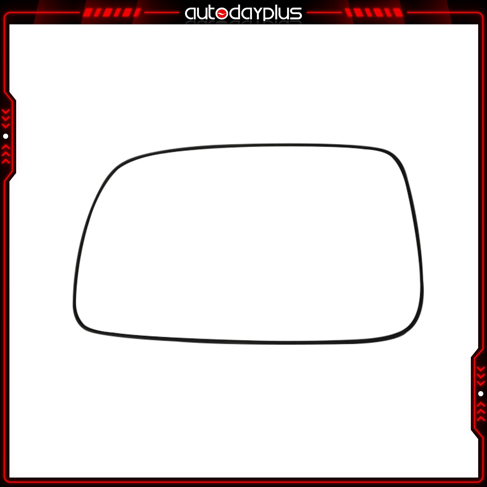 Mirror Flat Glass For 2007-13 TOYOTA CAMRY LH Driver Side W/Plate Spotter Glass