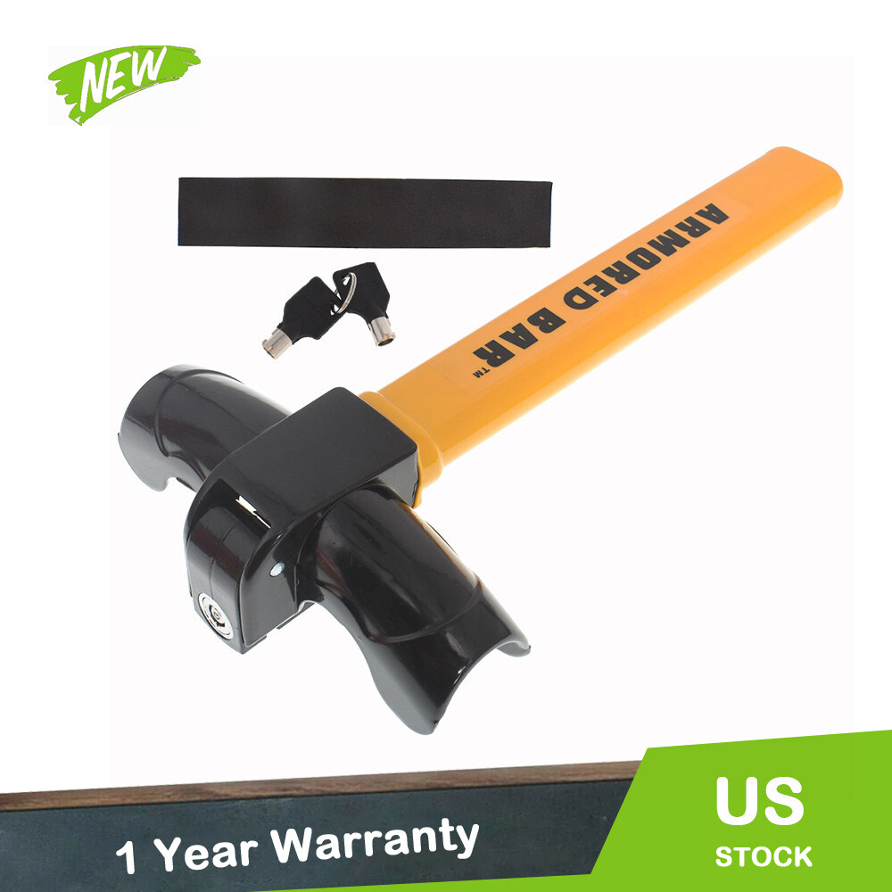 Steering Wheel Lock Anti-Theft Security System Car Truck SUV Auto Club Universal