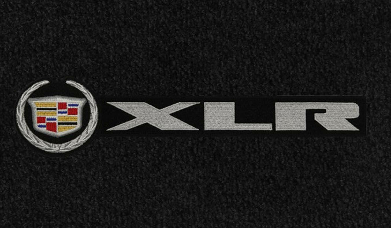 New! 2004 – 2009 Shale Carpet Floor Mats Cadillac XLR Embroidered Logo Pair Set