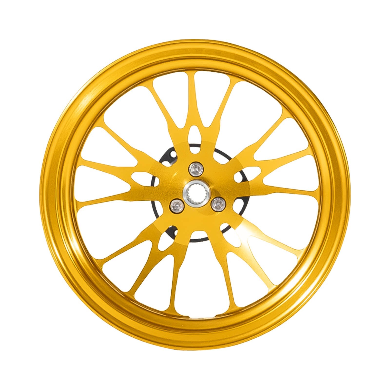 MOS XR15 Forged Aluminum Alloy Rims Wheels for Yamaha Zuma 125 2016-2021 Gold