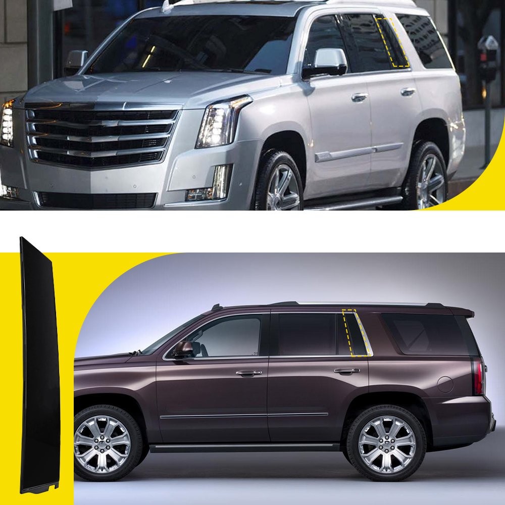 Rear Left Window Trim Molding Panel Fit 15-18 Chevrolet Suburban GMC Yukon 1~10X
