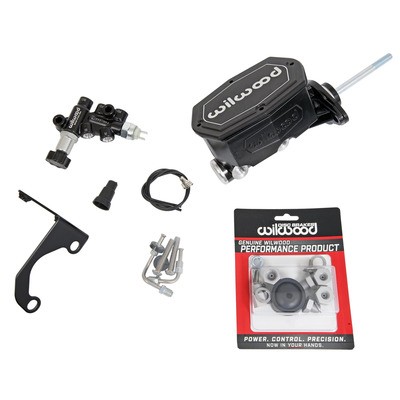 Wilwood 261-14962-BK, One Tandem Master Cylinder 0.938 in Bore 1.10 in Black