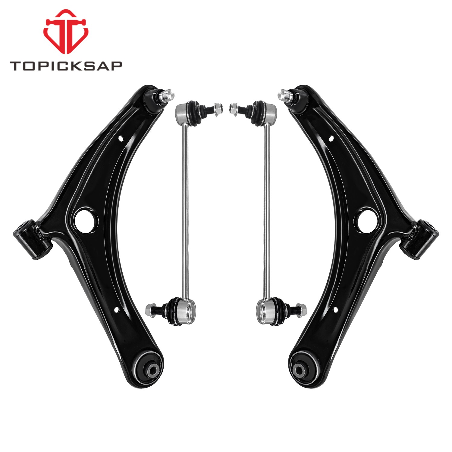 4x Front Lower Control Arm sway ball Assembly For 2007-2017 Jeep Patriot Compass