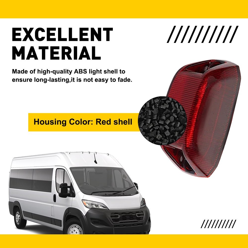 For 2014-2023 Dodge RAM Promaster Rooftop Cab Running Marker Light LED Amber+Red