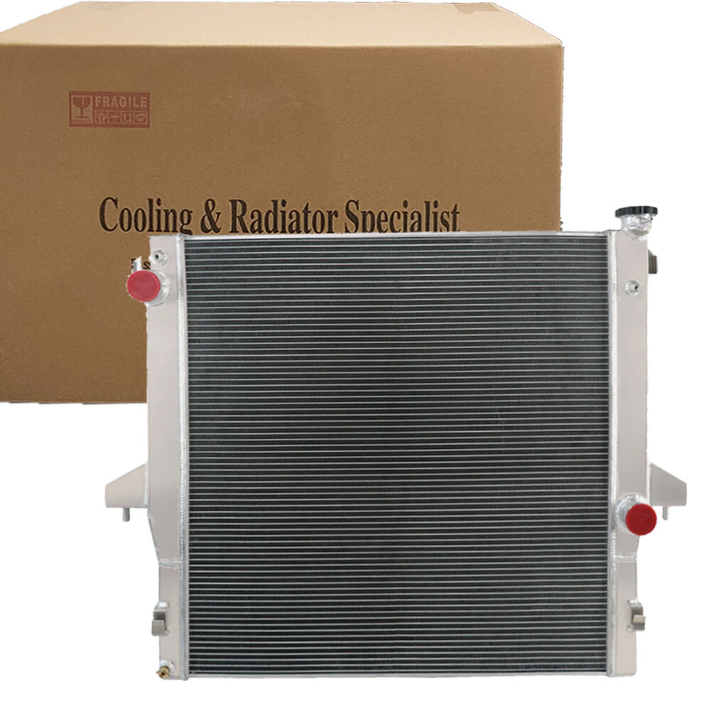 4 Rows Aluminum Radiator Fit 2003-2010 Dodge Ram 2500/3500 5.9L/6.7L L6 Diesel