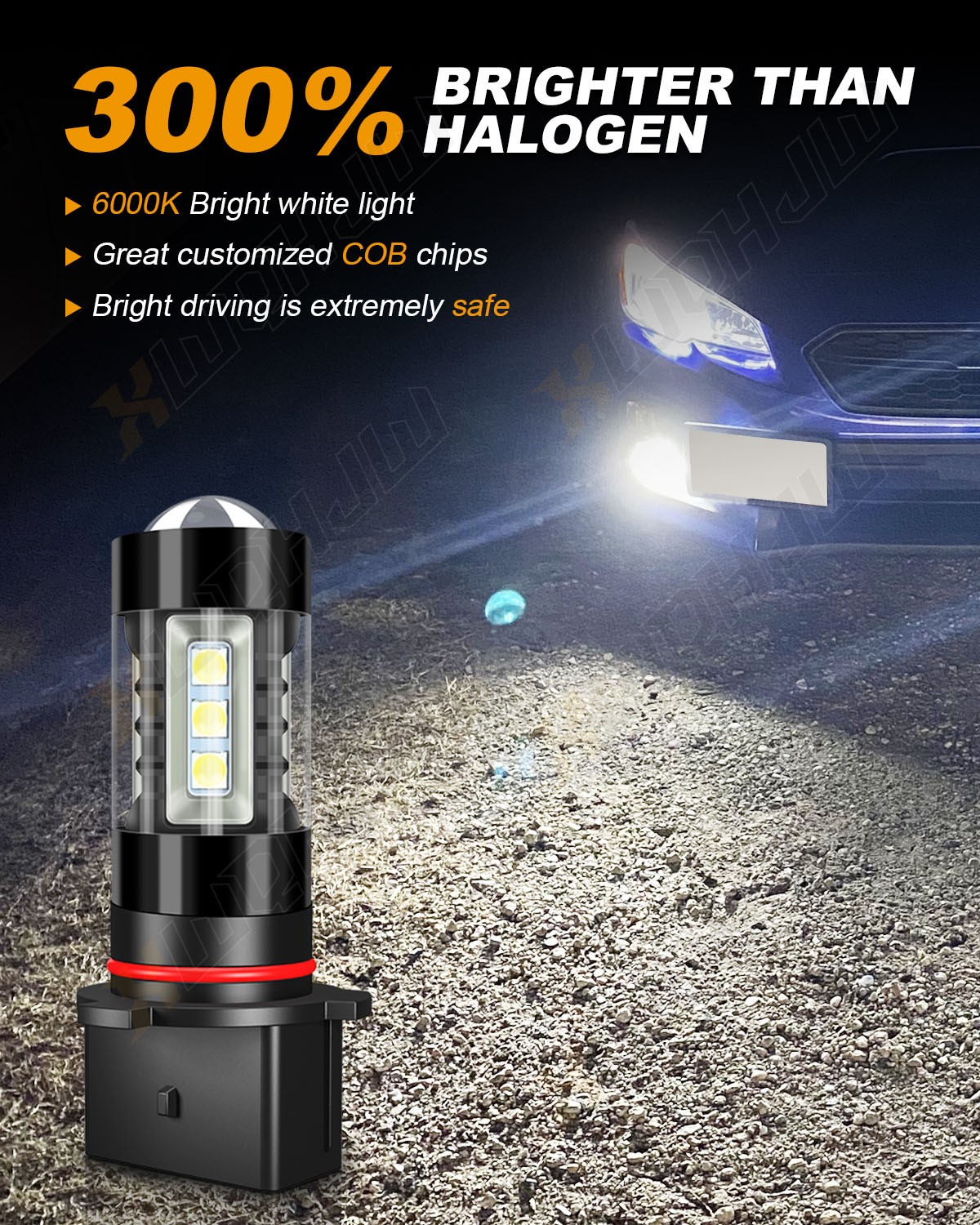 PSX26W LED Fog Light Bulbs for Chevy Tahoe Suburban Yukon XL 60 Days Free Return