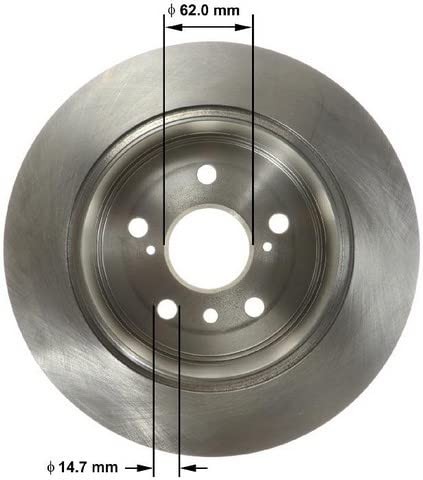 Bendix Premium Drum And Rotor Disc Brake Rotor P N Prt6156