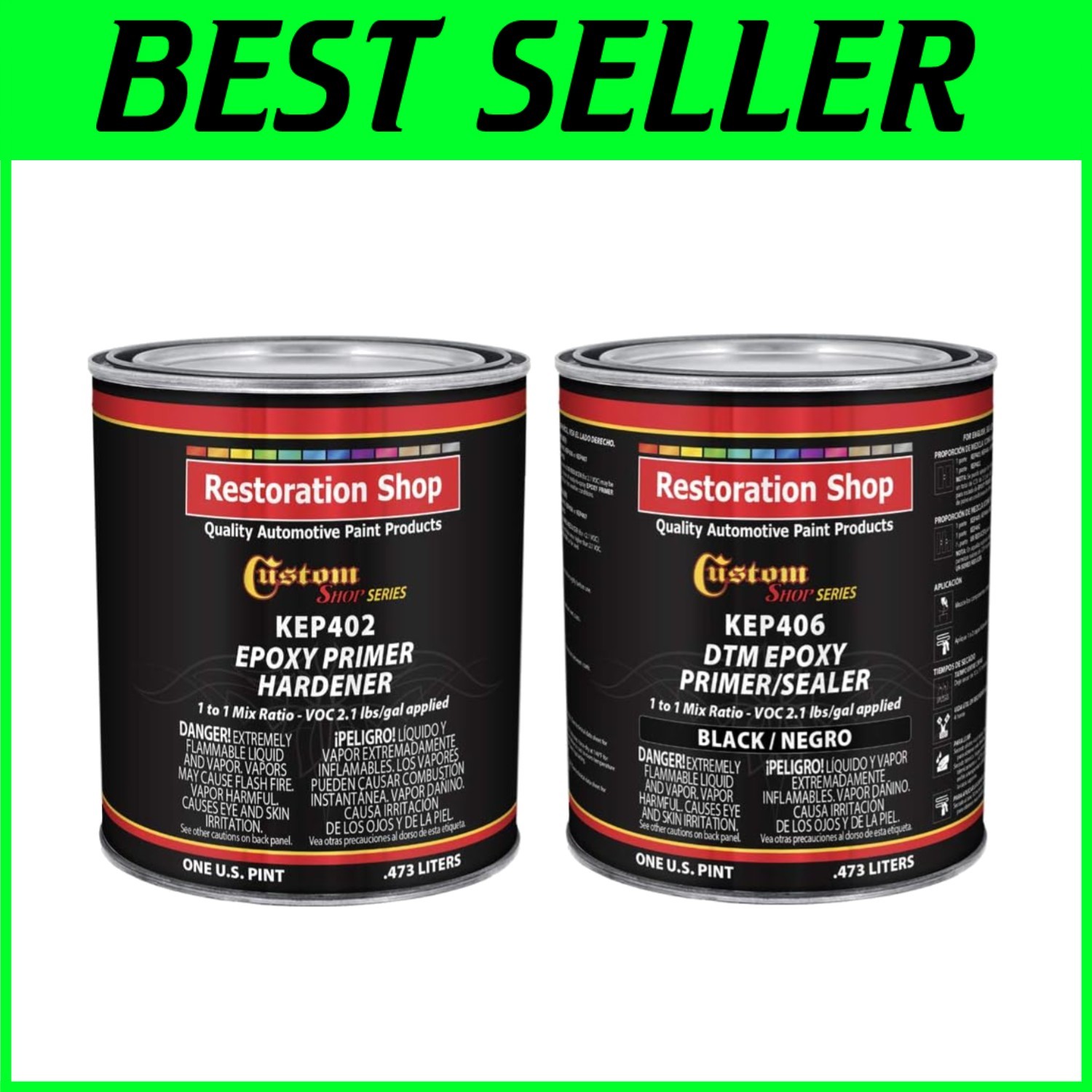 Fast Dry Black Epoxy Primer Sealer – Automotive/Industrial-//-~