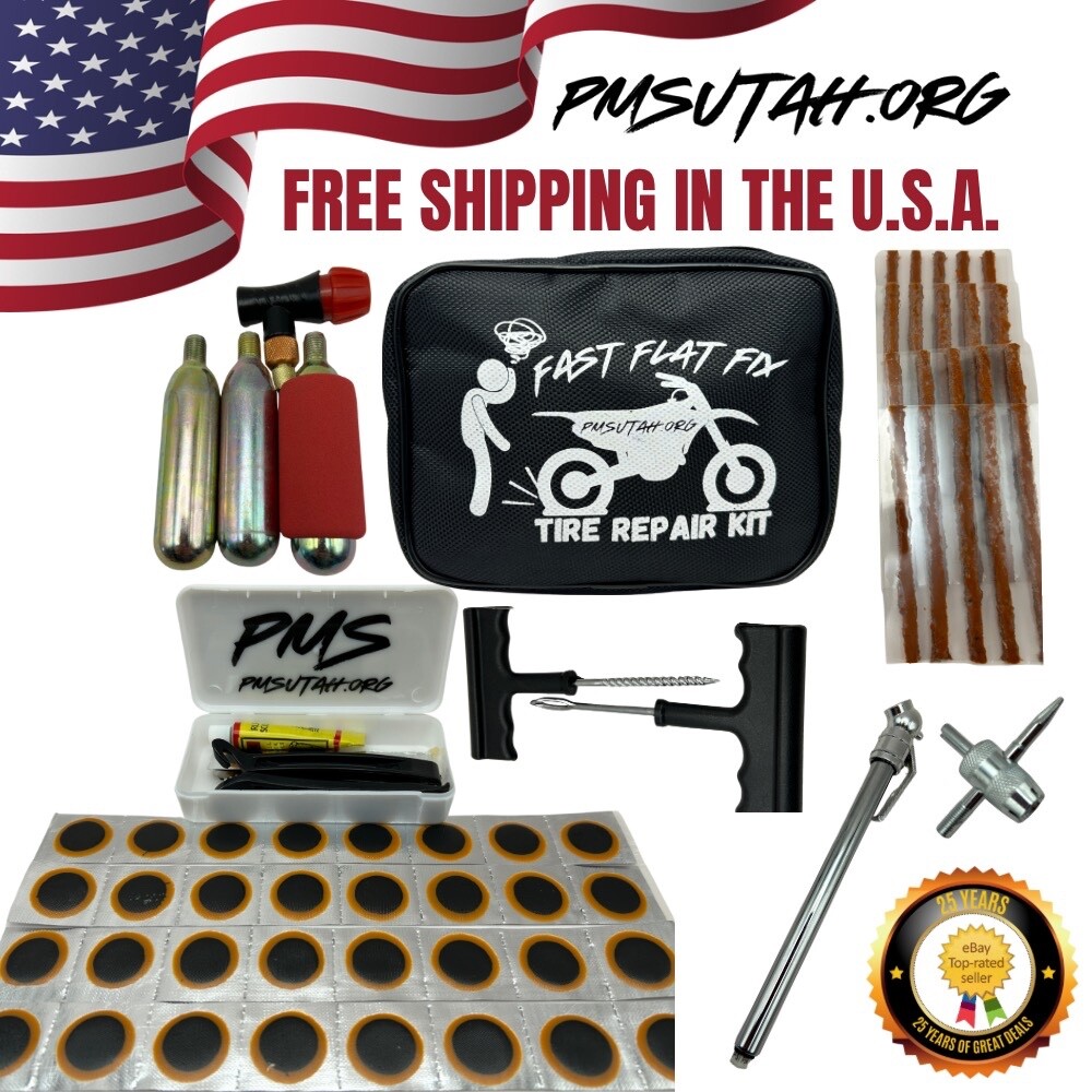 Tire Repair Kit Yamaha Champ YFM100 YFM 100 50 YFM50 Chappy LB80 LB LB50 II ATV
