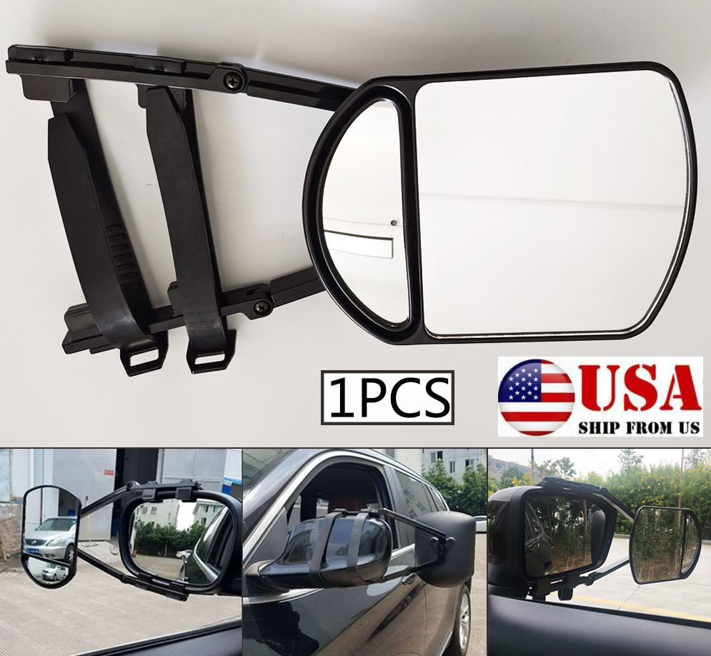 Adjustable Clip-On Extension Rearview Towing Mirror For Towing Trailer Truck Car