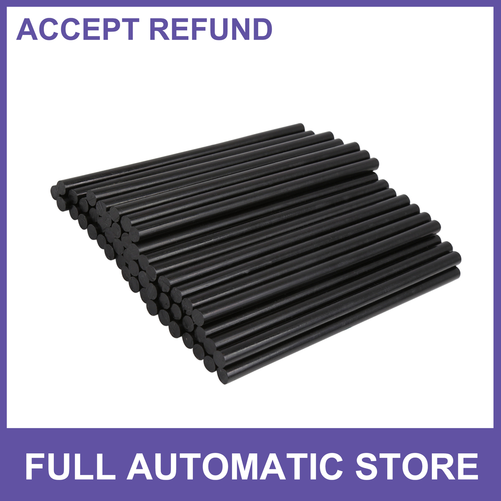 50 Pcs 7mm x 150mm Paintless Dent Repair Hot Melt Glue Sticks Custom for Car