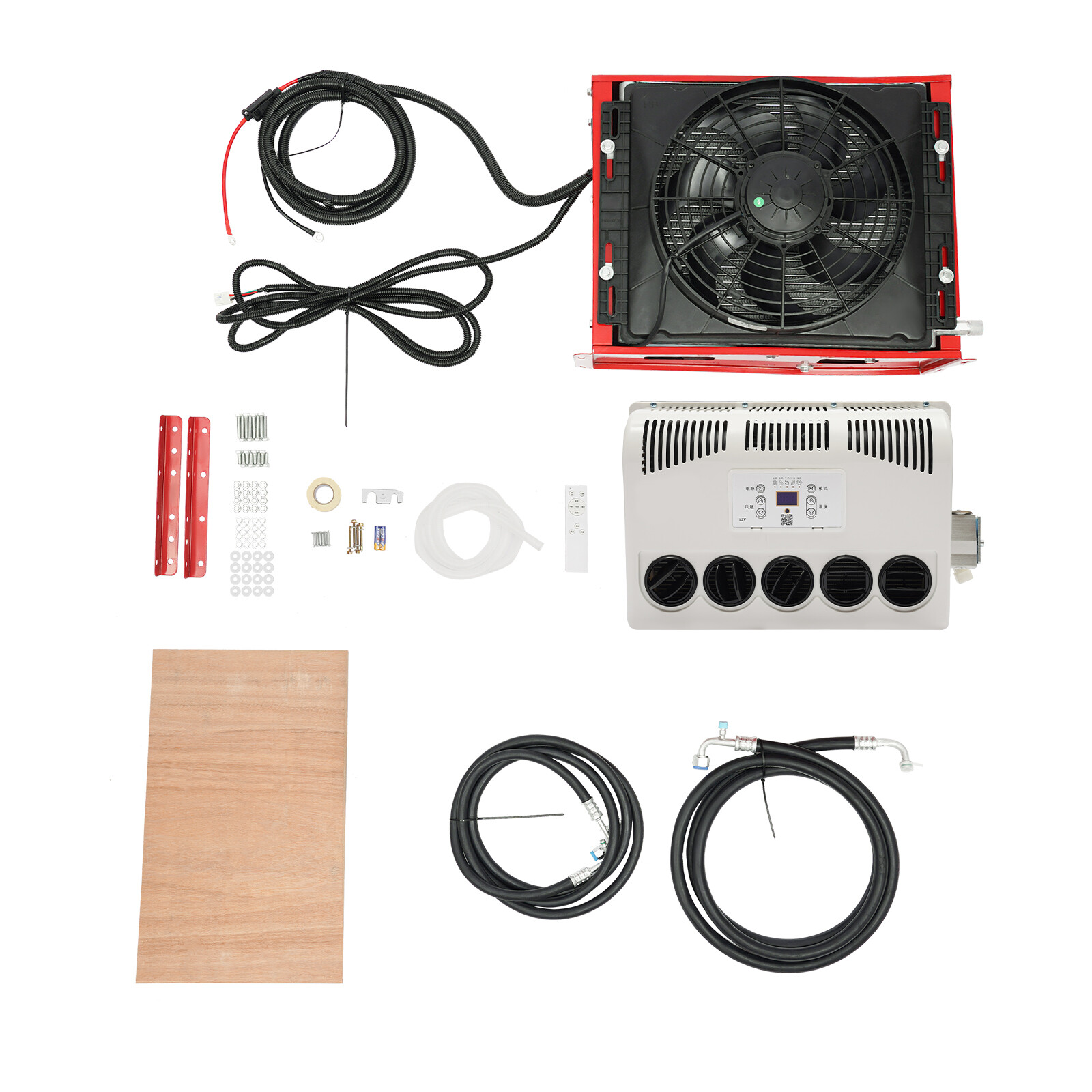 12V 11000 BTU Mini Split RV Truck Air Conditioner AC Unit Fit Semi Truck Caravan