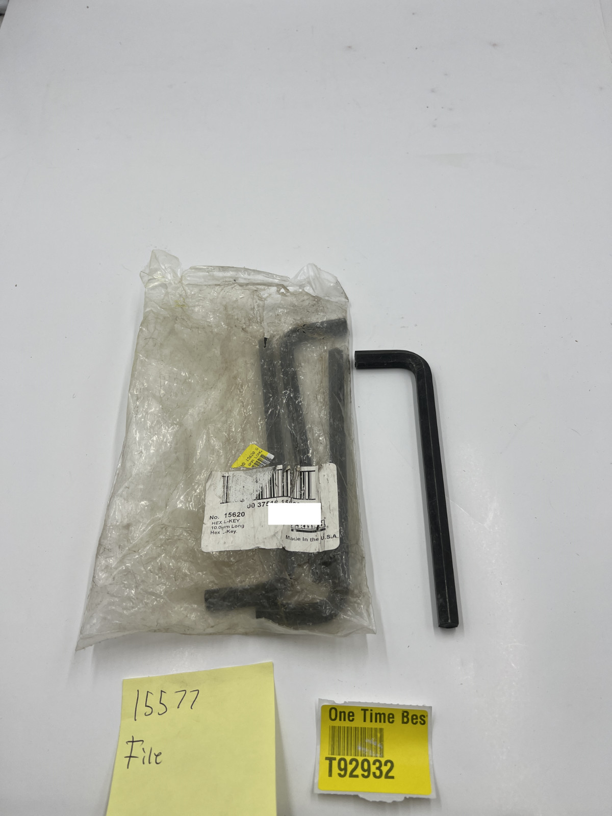 Pack of 4 Eklind 15620 -10 mm Metric Plain Hex Tip L Hex Key-6-37/64″ Arm Length