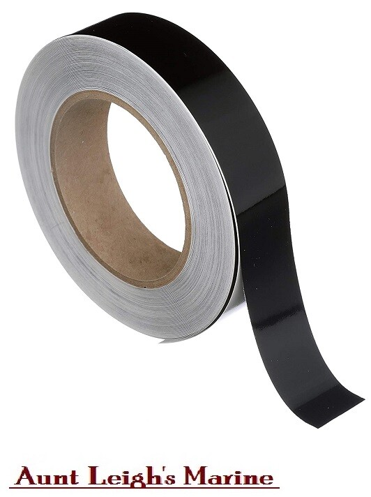 Seachoice Marine Self-Adhesive Boat Stripe Striping Tape 3 mil Black 3/4″ x 50′
