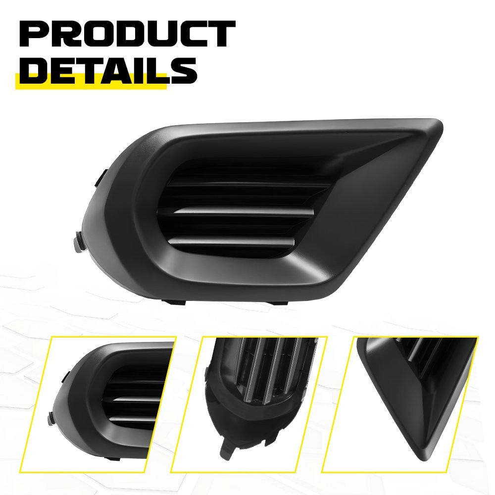FOR 2014-16 SUBARU FORESTER FRONT BUMPER FOG LIGHT TRIM REPLACEMENT BEZEL COVER