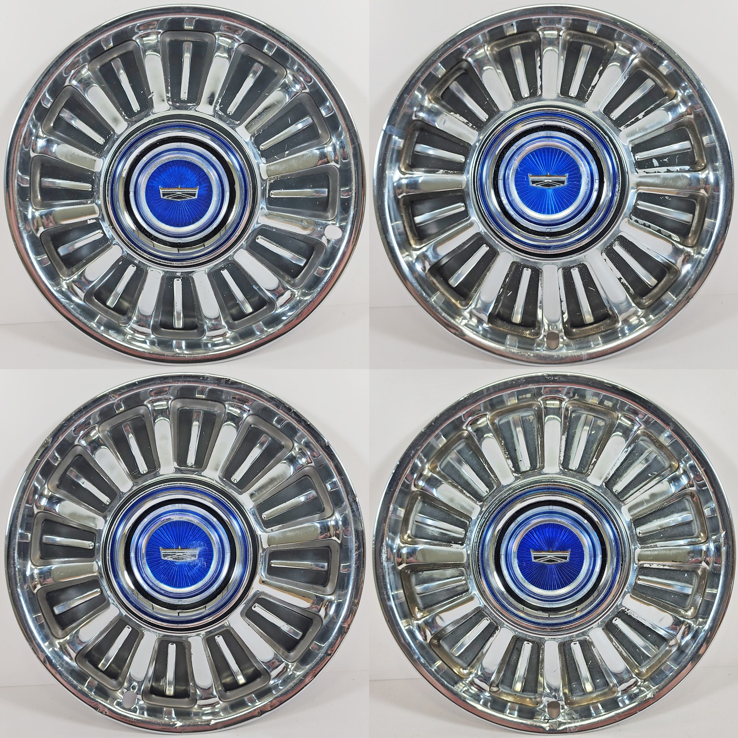 1967 Ford Fairlane # 614 14″ Hubcaps / Wheel Covers OEM # C60Z1130G USED SET/4