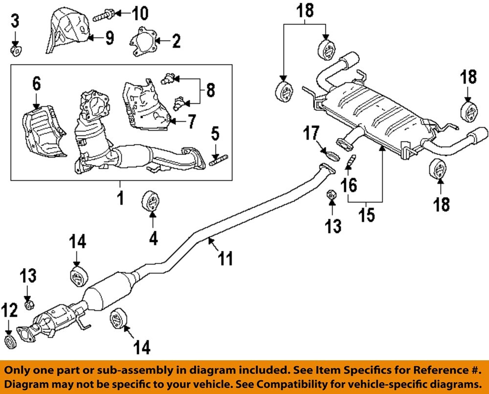 MAZDA OEM 00-25 3 Exhaust System Exhaust Components-Muffler Insulator BP4740061A