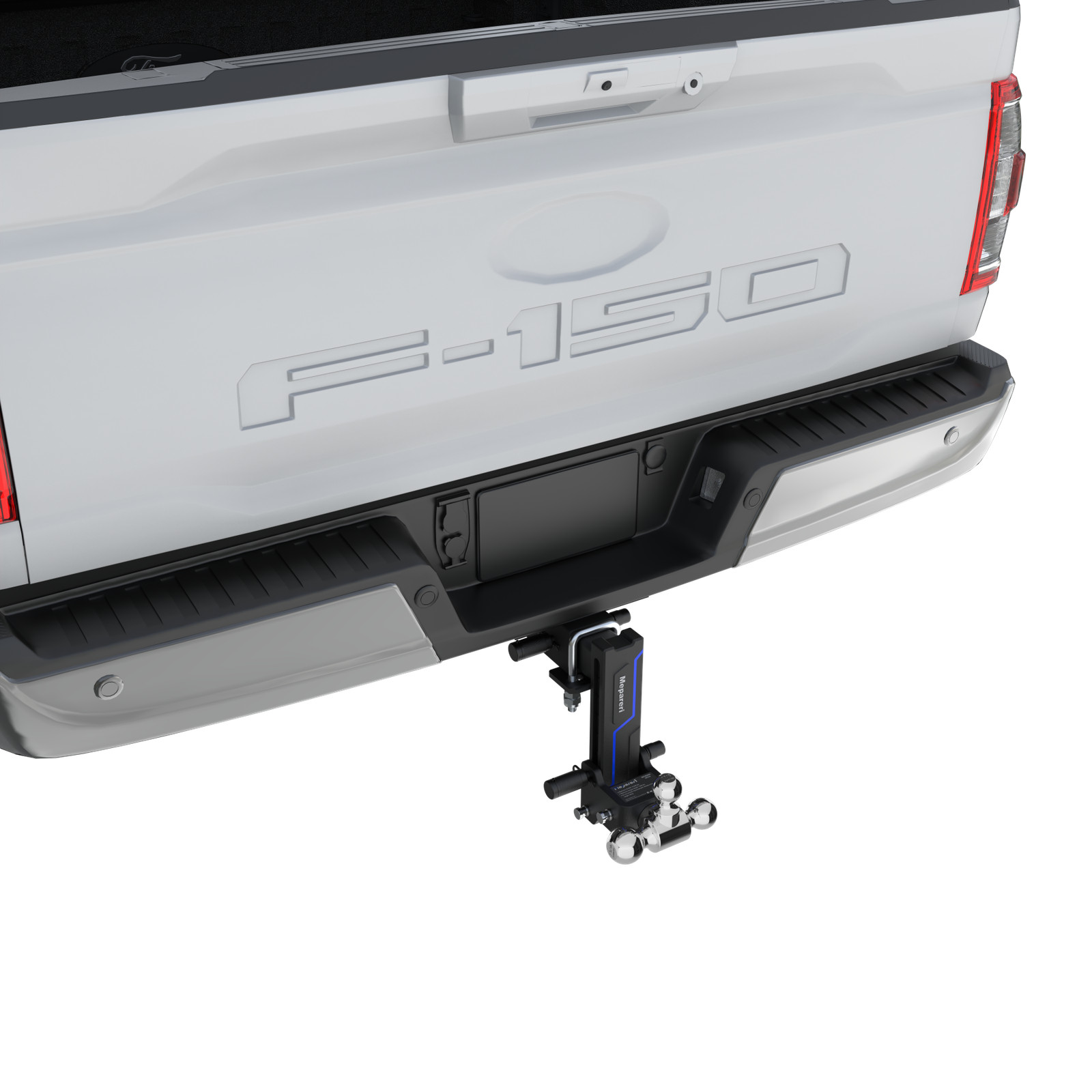 2.5″ Receiver 8.5″ Drop Trailer Hitch Tow Hitch Tri Ball 18000lb Stowable Design