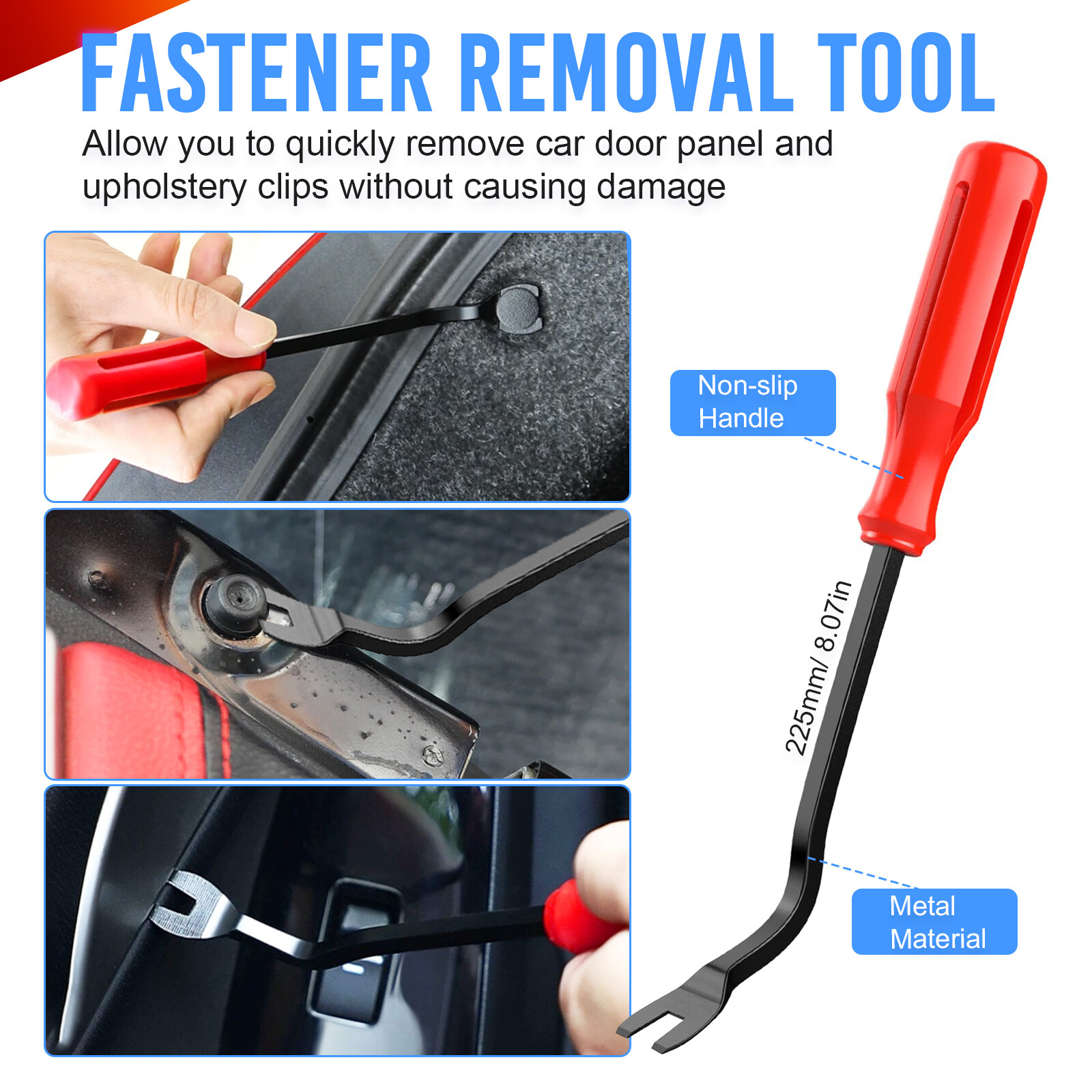 925Pcs Push Retainer Clips Kit Auto Body Door Fender Rivet Fastener Set