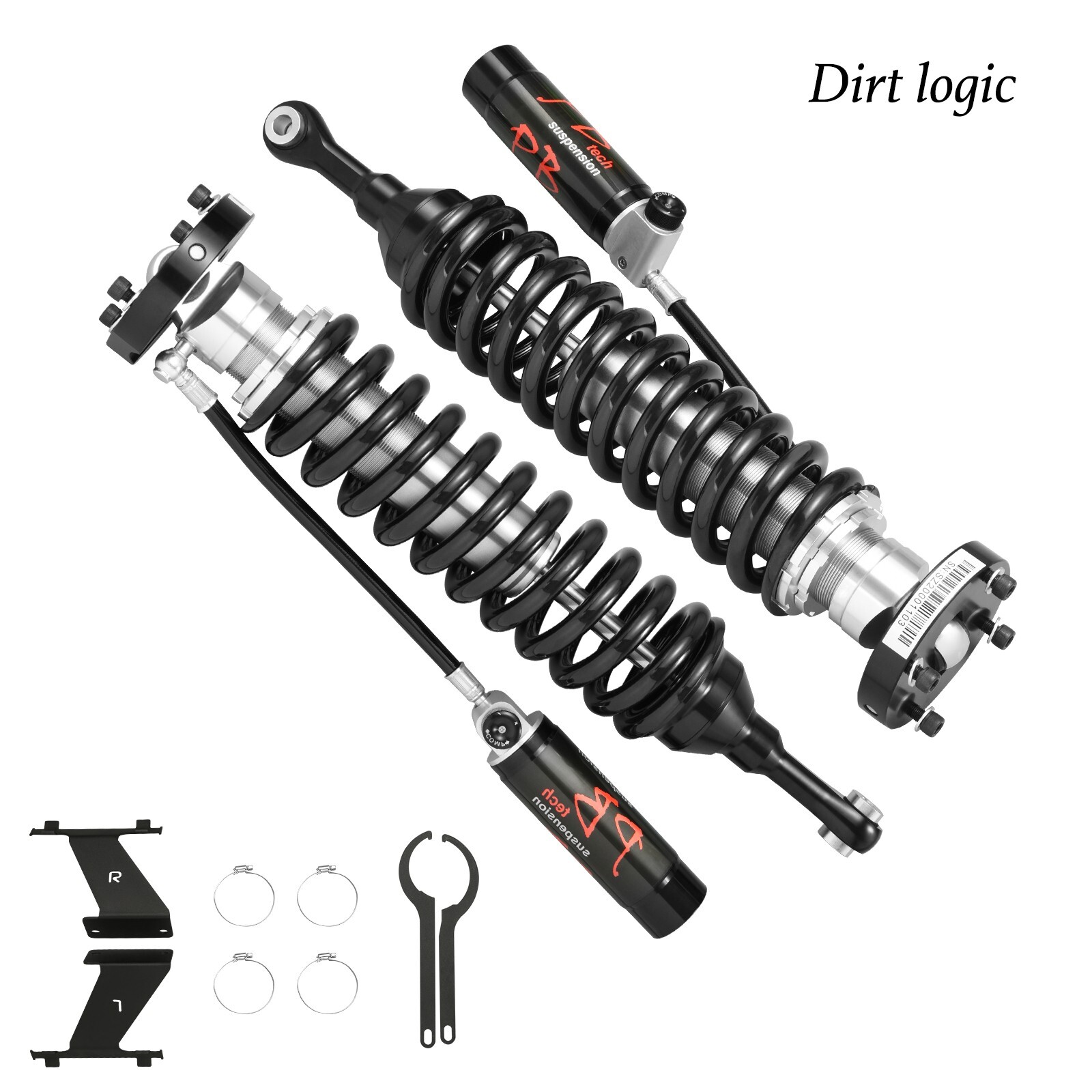 For 2007-UP Toyota Tundra V.S.2.5 Front Coilover Shocks 0-3”Lift Adjust/21 Sect