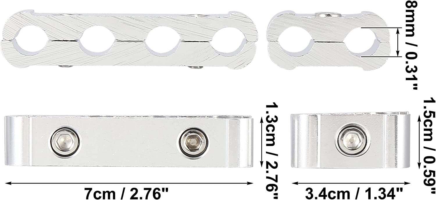 Aluminum Spark Plug Wire Separators Divider Electrical Screen Wire Separator US