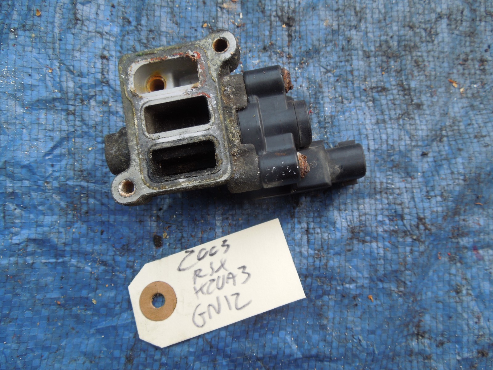 02-06 Acura RSX K20A3 idle air control valve assembly IACV 136800-1801 Denso OEM