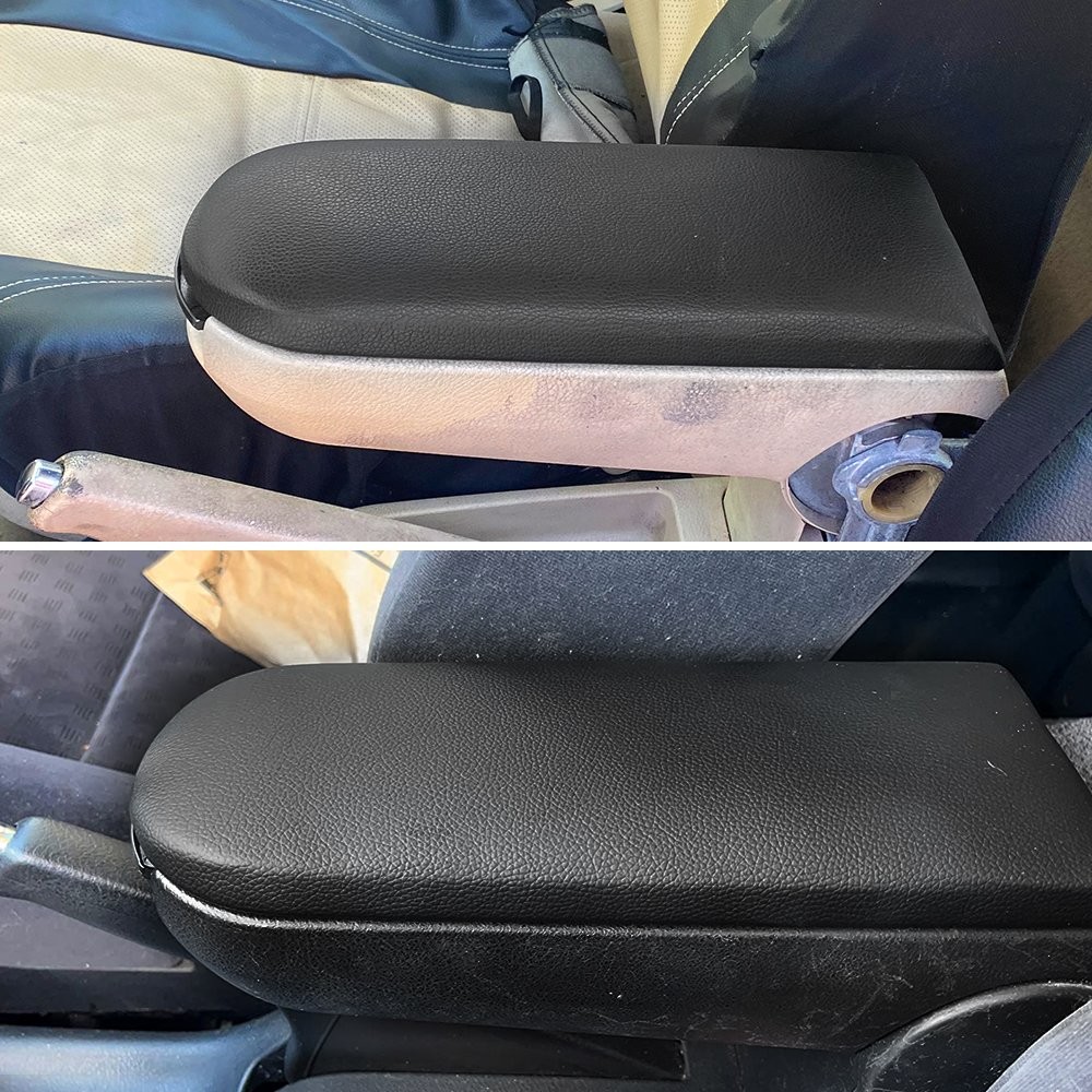 PU Leather Center Console Armrest For Cover Lid 1999-2005 JETTA Volkswagen