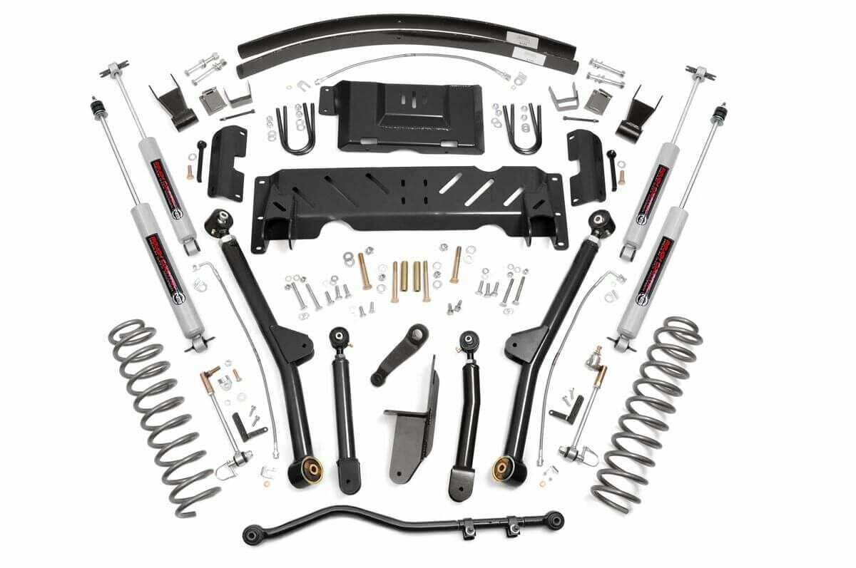 Rough Country 4.5in Long Arm Suspension Lift Kit for 84-01 XJ Cherokee-NP242
