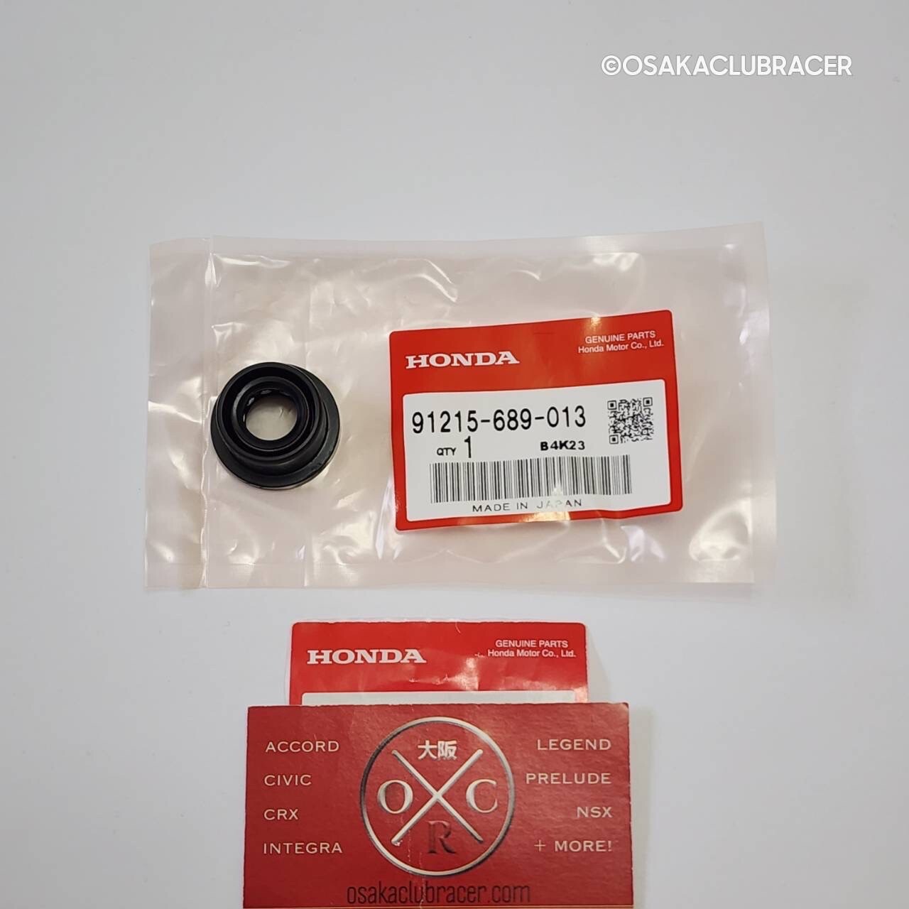 Genuine OEM Honda Shift Rod Oil Seal 84-87 Civic CRX 3G / 1G 91215-689-013 New