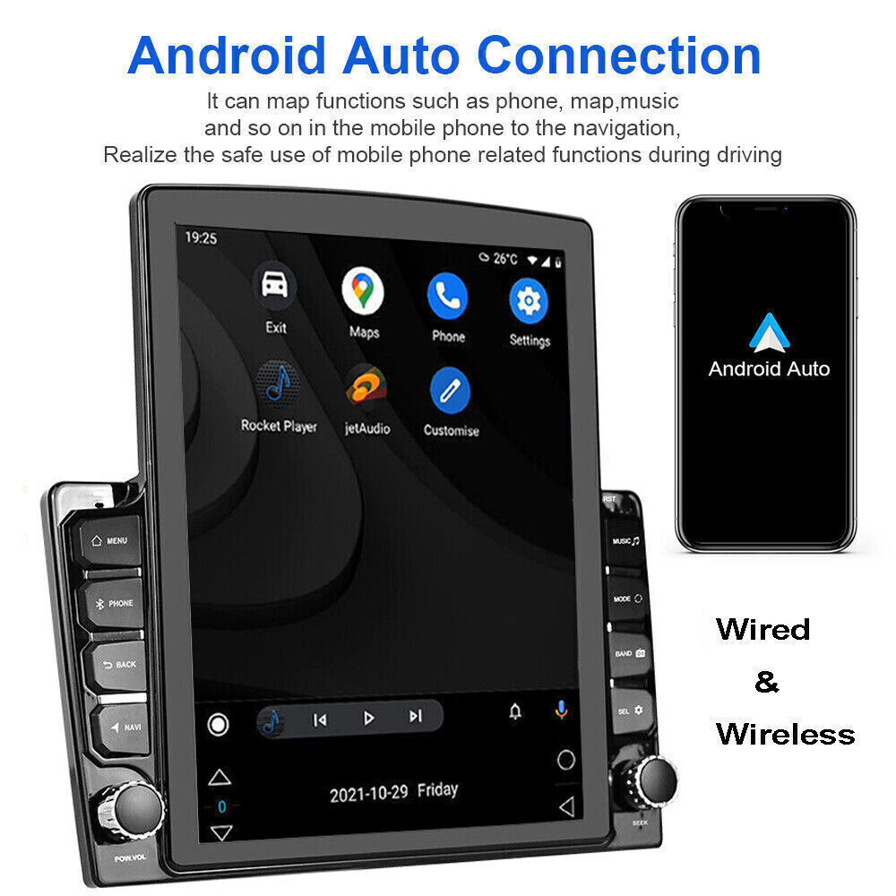 9.7″ For 2004-2008 Toyota Corolla Android 14 Apple Carplay Car Stereo Radio GPS
