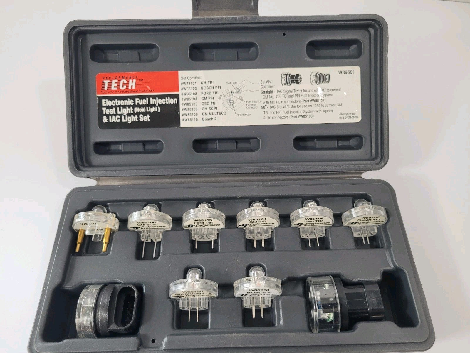 Performance Tech Electronic Fuel Injection Test Light and IAC Light W89501 6C