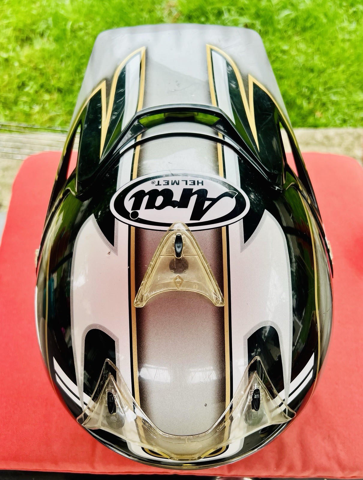 Vintage 2001 Arai VX-Pro/Victory Paint/Full Face Helmet/Tribal/Size Large