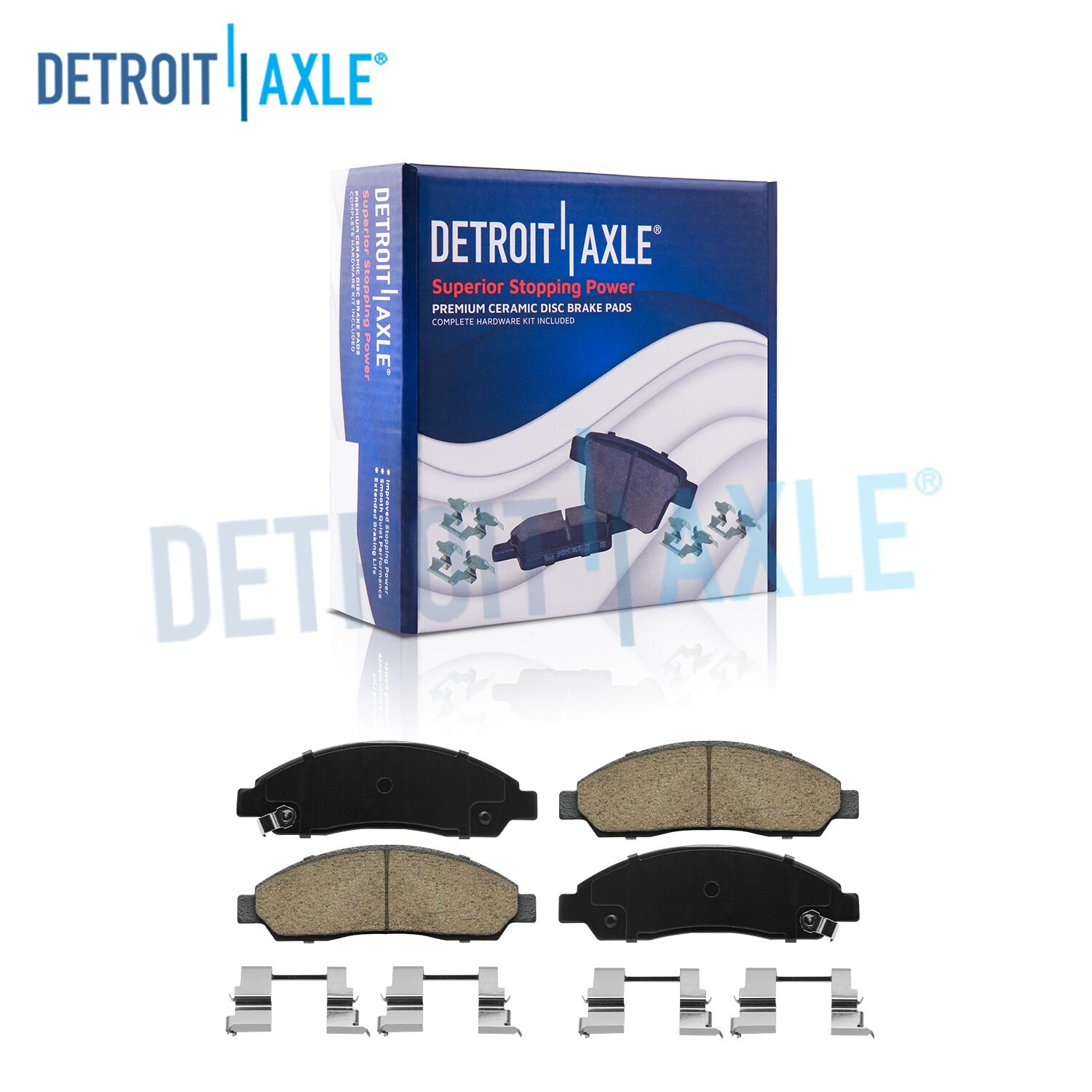 Front Ceramic Brake Pads w/Hardware for 2004 2005 2006 2007 2008 Colorado Canyon