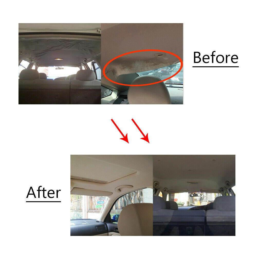 Headliner Fabric Suede Charcoal Replace For SUV Jeep Cherokee Liberty Wagoneer