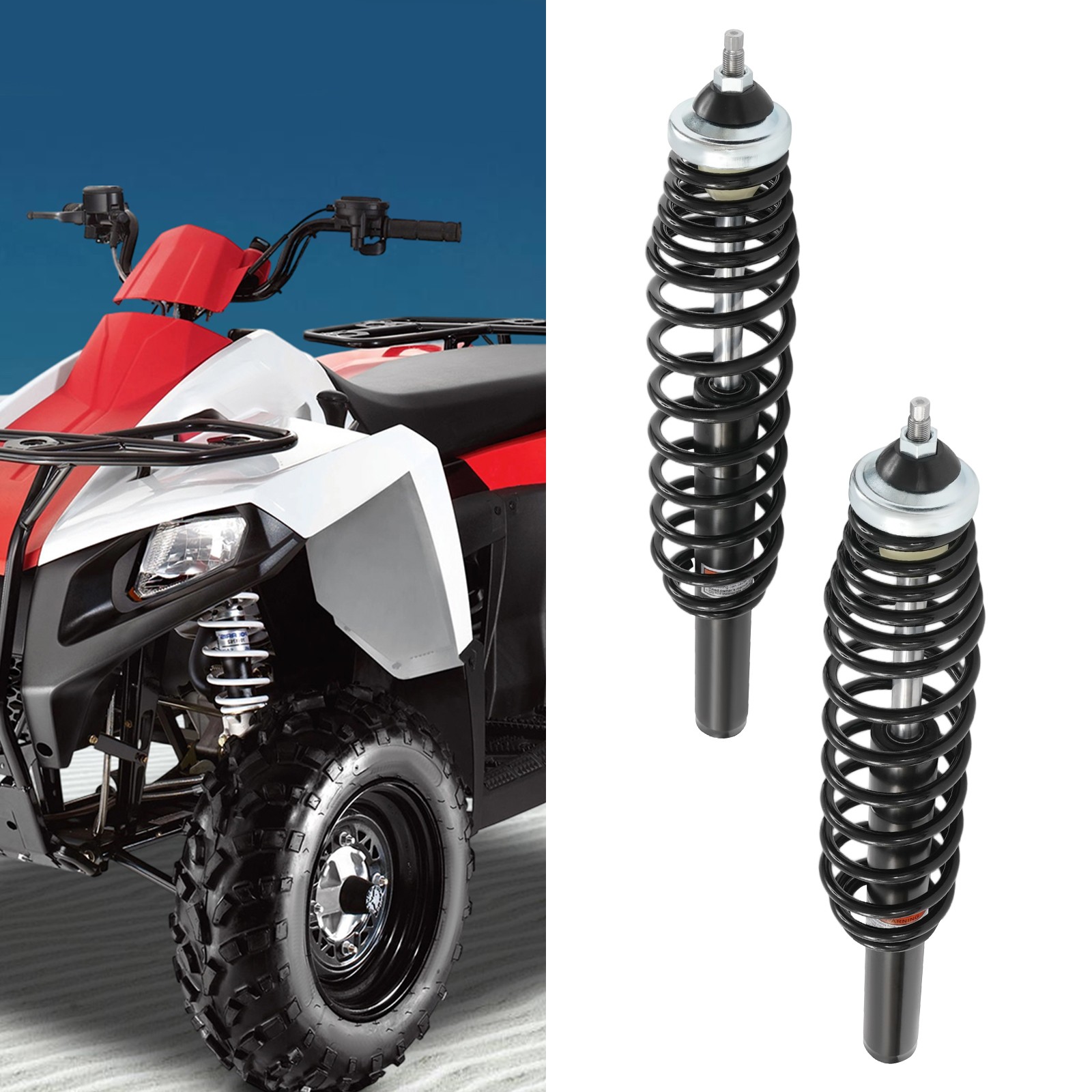 2PC Front+Left+Right Shock Absorbers, Pair Front Shock Absorbers 7041762 7043106