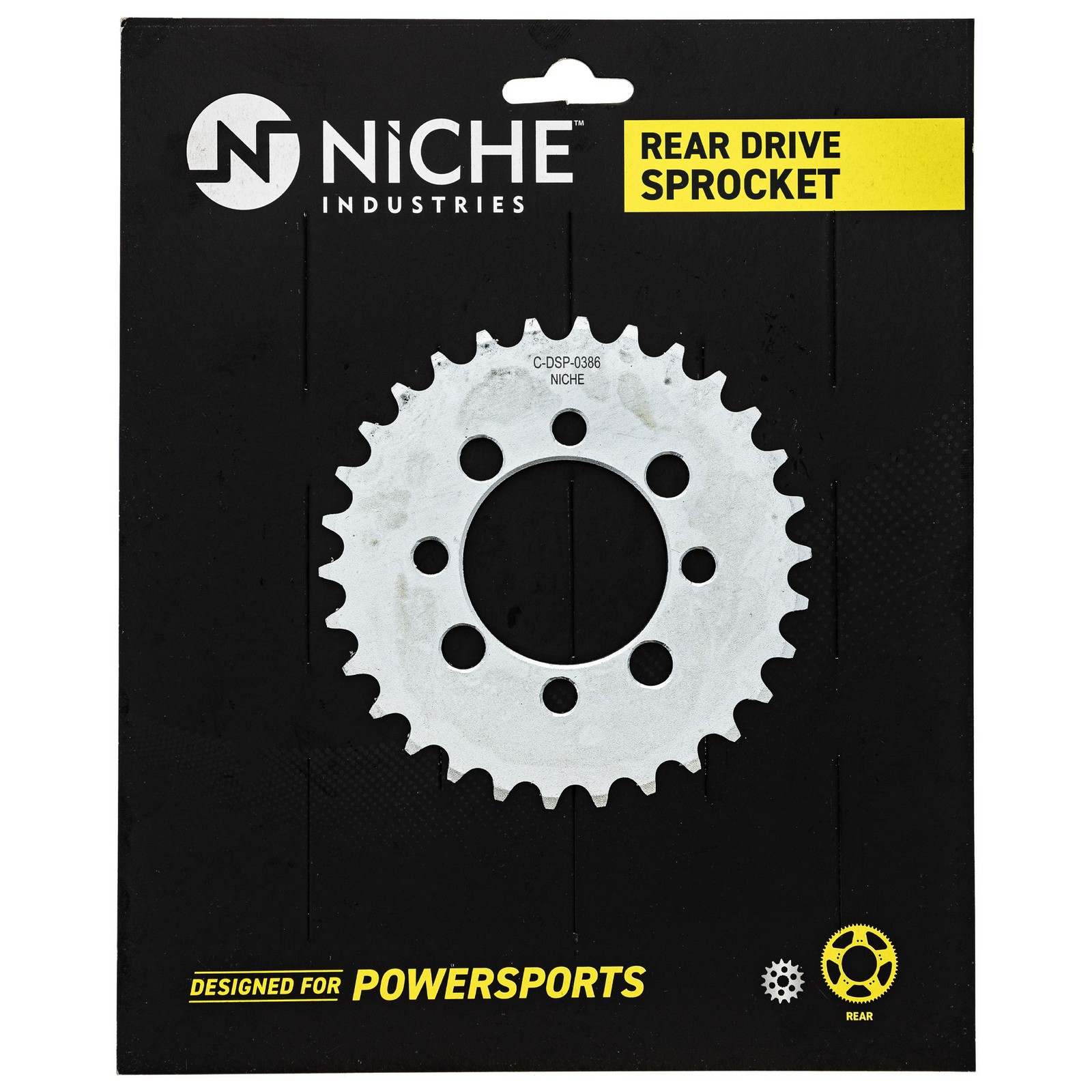 NICHE Sprocket Chain Set for Kawasaki Z125 Pro 14/30 Tooth 420 X-Ring Front Rear