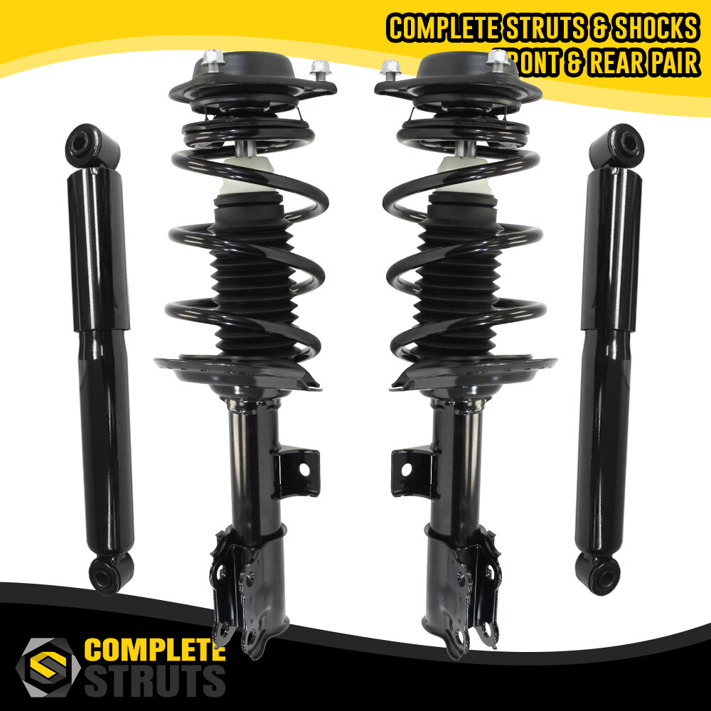 Front Complete Struts & Rear Shock Absorbers for 2011-2016 Hyundai Elantra Sedan