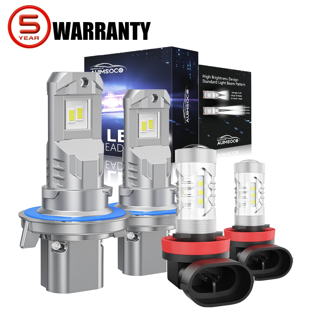 For Nissan Sentra 2004-2012 Combo LED Headlight + Fog Light Bulbs Kit 120000LM