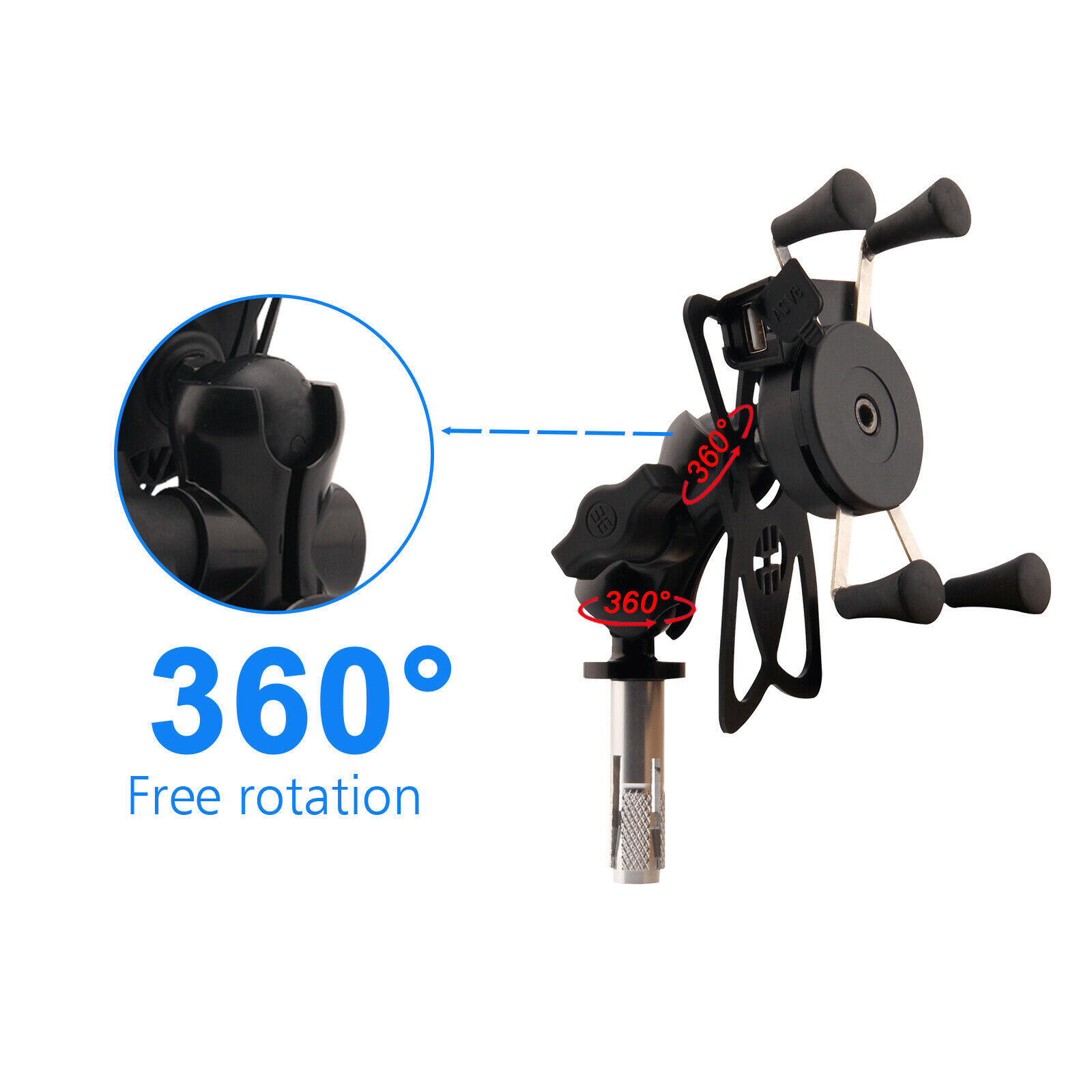 GPS Phone Holder Mount Frame Bracket For Suzuki HAYABUSA GSX 1300R 1999-2022