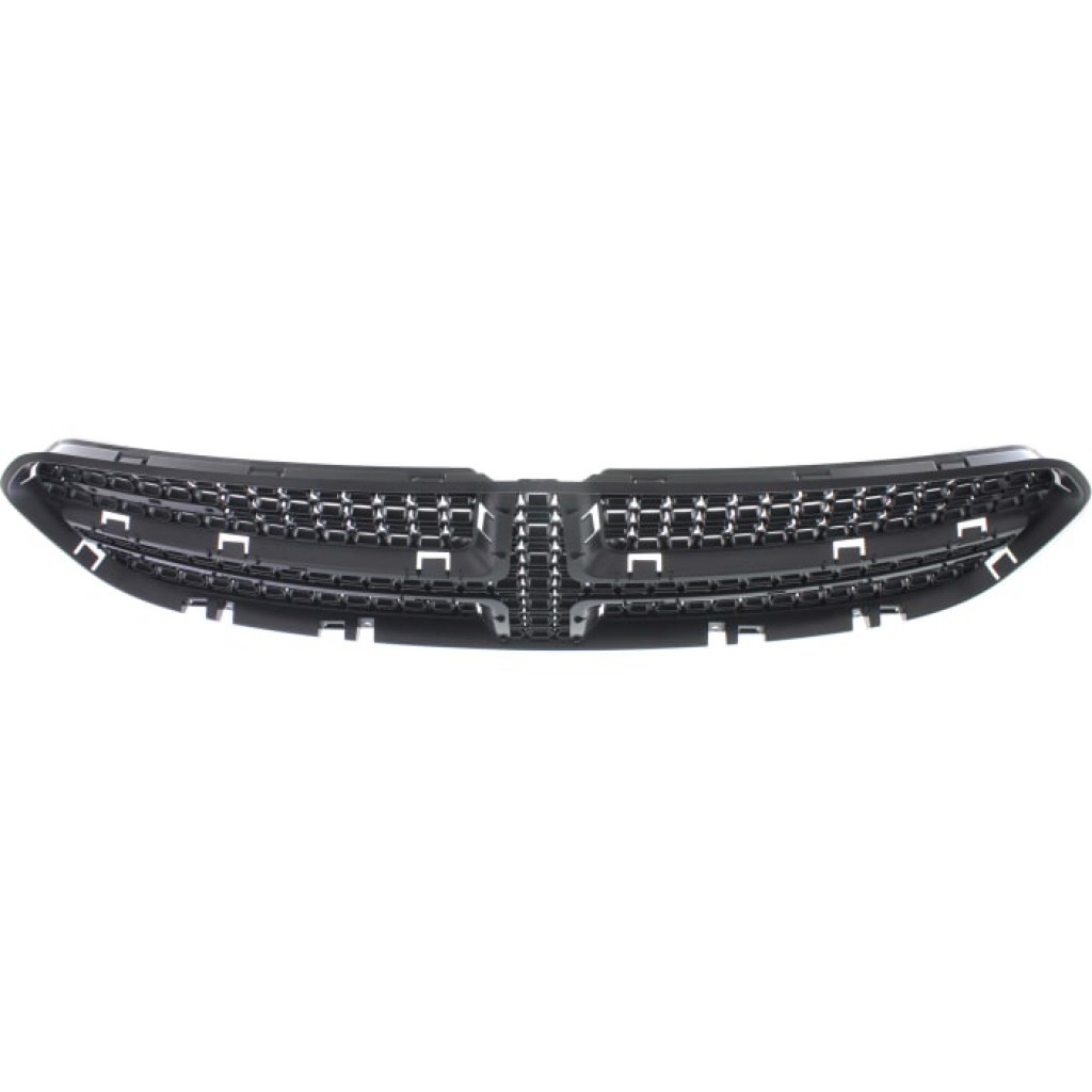For Dodge Durango Grille 2014-2018 Grille Insert Textured Black w/ Chrome Trim
