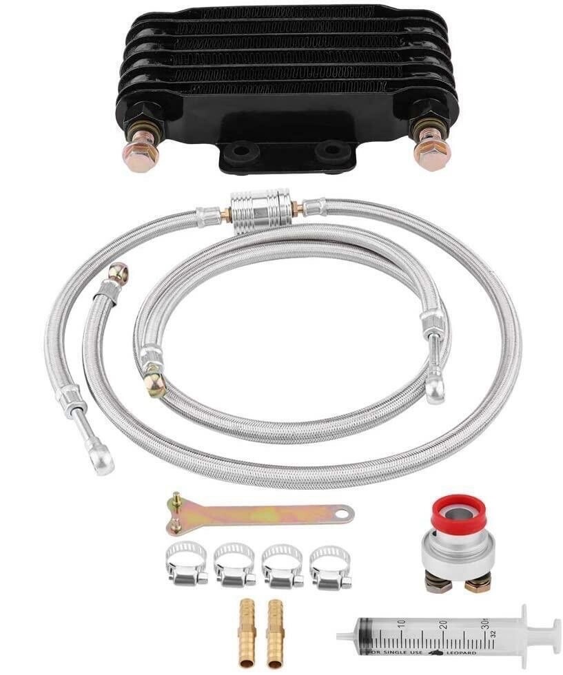 GY6 STORE OIL COOLER KIT #1 FOR SCOOTERS WITH 150 THRU 232cc GY6 MOTORS