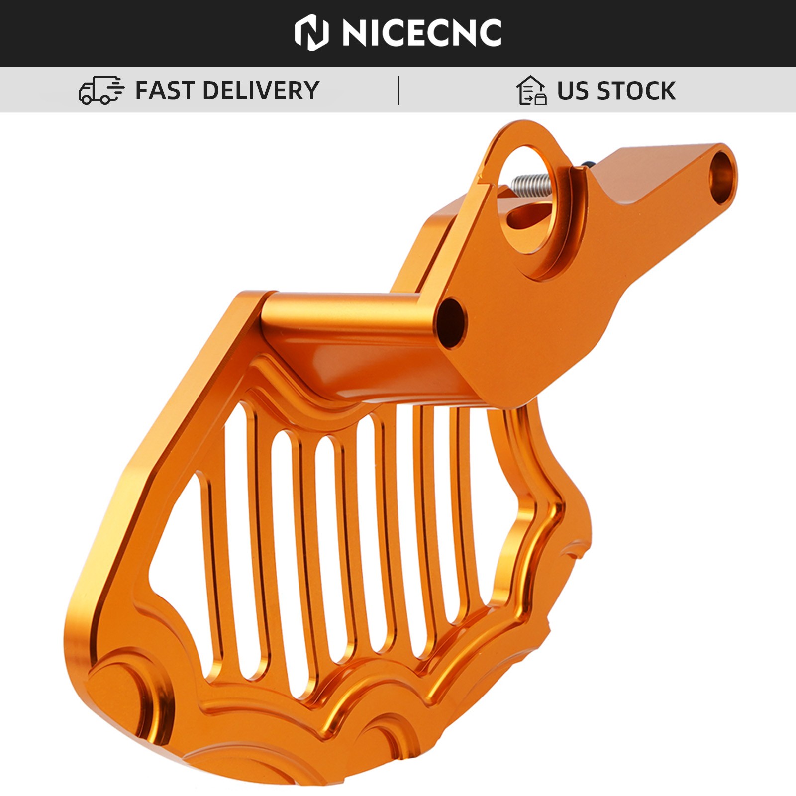 NICECNC Front Brake Disc Guard For KTM 250 300 350 450 500 EXC XCW XC 2003-2014